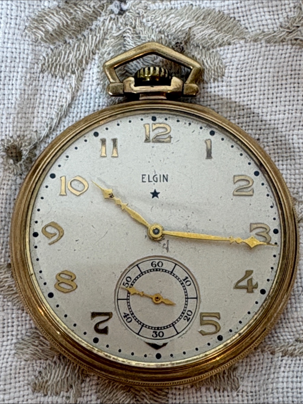 Elgin Gold Filled Pocket Watch